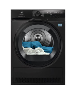 Kuivati electrolux soojuspumbaga, 9 kg, inverter, must