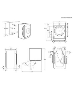 Pesumasin electrolux, integreeritav, eestlaetav, 8 kg, 1400 p/min, inverter.-foto3