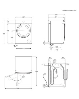 Pesumasin-kuivati electrolux, 9/5 kg, 1400 p/min-foto4