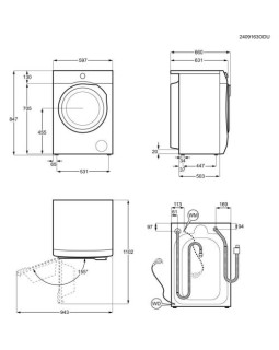 Pesumasin-kuivati electrolux, 11/7 kg, 1600 p/min-foto4