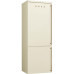 Külmik smeg colonial, 195 cm, 344/137 l, 36 db, elektrooniline juhtimine, vasak, kreem/messing