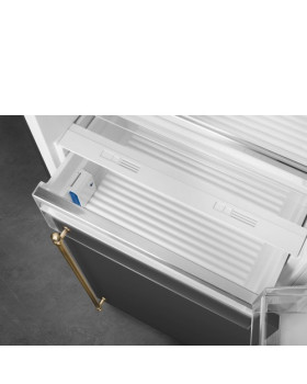 Külmik smeg colonial, 195 cm, 333/182 l, 42 db, elektrooniline juhtimine, noforst, parem, antratsiit/messing-foto4