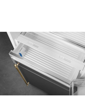 Külmik smeg colonial, 195 cm, 344/137 l, 36 db, elektrooniline juhtimine, noforst, parem, antratsiit/messing-foto6