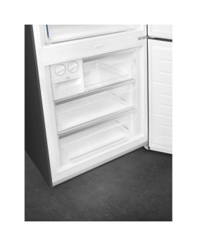 Külmik smeg colonial, 195 cm, 344/137 l, 36 db, elektrooniline juhtimine, noforst, parem, antratsiit/messing-foto4