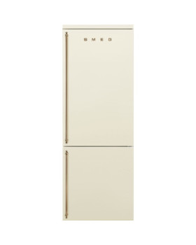 Külmik smeg colonial, 195 cm, 344/137 l, 41 db, elektrooniline juhtimine, parem, kreem/messing