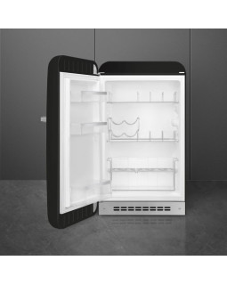 Jahekapp smeg, 50-ndate stiil, 97 cm, 135 l, 35 db, mehaaniline juhtimine, vasak, must-foto2