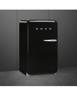 Jahekapp smeg, 50-ndate stiil, 97 cm, 135 l, 35 db, mehaaniline juhtimine, vasak, must-foto3