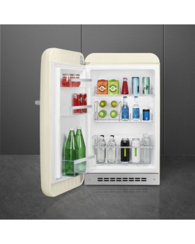 Jahekapp smeg, 50-ndate stiil, 97 cm, 135 l, 35 db, mehaaniline juhtimine, vasak, kreem-foto4