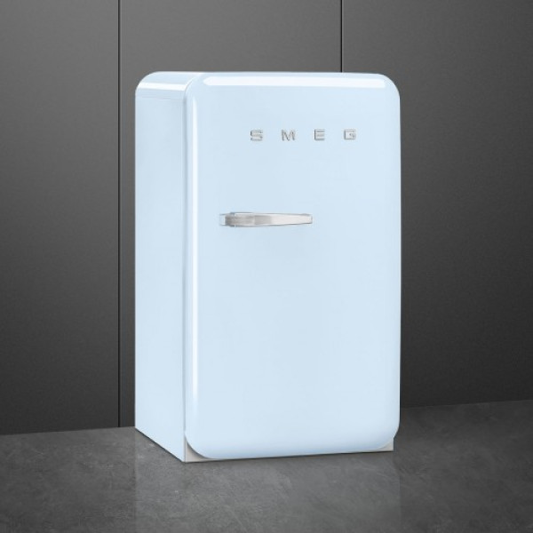 Jahekapp smeg, 50-ndate stiil, 97 cm, 135 l, 35 db, mehaaniline juhtimine, parem, pastellsinine Kodumasinad