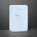 Jahekapp smeg, 50-ndate stiil, 97 cm, 135 l, 35 db, mehaaniline juhtimine, parem, pastellsinine Kodumasinad