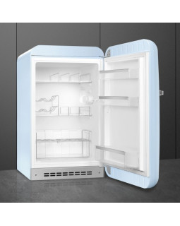 Jahekapp smeg, 50-ndate stiil, 97 cm, 135 l, 35 db, mehaaniline juhtimine, parem, pastellsinine-foto4