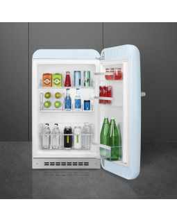 Jahekapp smeg, 50-ndate stiil, 97 cm, 135 l, 35 db, mehaaniline juhtimine, parem, pastellsinine-foto7