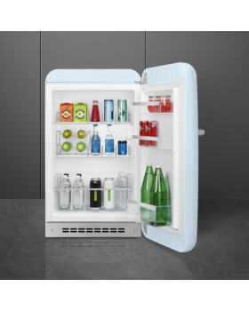 Jahekapp smeg, 50-ndate stiil, 97 cm, 135 l, 35 db, mehaaniline juhtimine, parem, pastellsinine-foto7