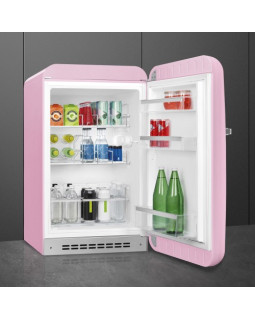 Jahekapp smeg, 50-ndate stiil, 97 cm, 135 l, 40 db, elektrooniline juhtimine, roosa-foto5