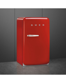 Jahekapp smeg, 50-ndate stiil, 97 cm, 135 l, 35 db, mehaaniline juhtimine, parem, punane-foto3
