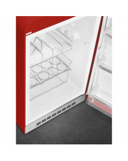 Jahekapp smeg, 50-ndate stiil, 97 cm, 135 l, 35 db, mehaaniline juhtimine, parem, punane-foto5