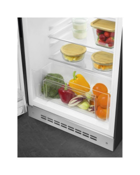 Külmik smeg, 50-ndate stiil, 97 cm, 105/17 l, 37 db, mehaaniline juhtimine, vasak, must-foto3