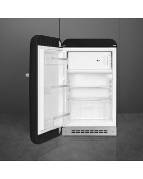 Külmik smeg, 50-ndate stiil, 97 cm, 105/17 l, 35 db, mehaaniline juhtimine, vasak, must-foto2