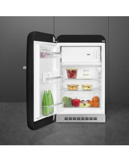 Külmik smeg, 50-ndate stiil, 97 cm, 105/17 l, 35 db, mehaaniline juhtimine, vasak, must-foto6