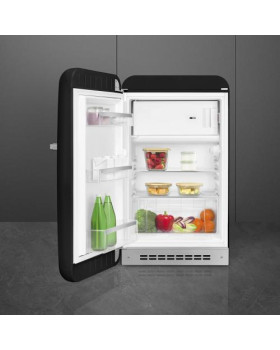 Külmik smeg, 50-ndate stiil, 97 cm, 105/17 l, 35 db, mehaaniline juhtimine, vasak, must-foto6