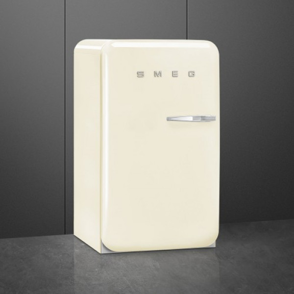 Külmik smeg, 50-ndate stiil, 97 cm, 105/17 l, 37 db, mehaaniline juhtimine, vasak, kreem Kodumasinad