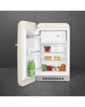 Külmik smeg, 50-ndate stiil, 97 cm, 105/17 l, 37 db, mehaaniline juhtimine, vasak, kreem-foto5