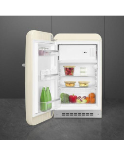 Külmik smeg, 50-ndate stiil, 97 cm, 105/17 l, 37 db, mehaaniline juhtimine, vasak, kreem-foto5