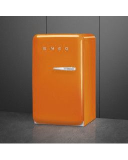 Külmik smeg, 50-ndate stiil, 97 cm, 105/17 l, 37 db, mehaaniline juhtimine, vasak, oranž-foto3