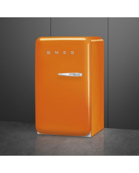 Külmik smeg, 50-ndate stiil, 97 cm, 105/17 l, 37 db, mehaaniline juhtimine, vasak, oranž-foto3