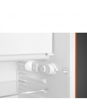 Külmik smeg, 50-ndate stiil, 97 cm, 105/17 l, 37 db, mehaaniline juhtimine, vasak, oranž-foto4