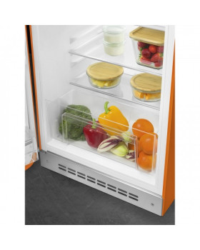 Külmik smeg, 50-ndate stiil, 97 cm, 105/17 l, 37 db, mehaaniline juhtimine, vasak, oranž-foto6