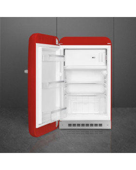 Külmik smeg, 50-ndate stiil, 97 cm, 105/17 l, 35 db, mehaaniline juhtimine, vasak, punane-foto2