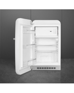 Külmik smeg, 50-ndate stiil, 97 cm, 105/17 l, 37 db, mehaaniline juhtimine, vasak, valge-foto2