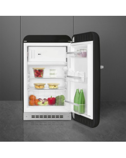 Külmik smeg, 50-ndate stiil, 97 cm, 17/105 l, 37 db, mehaaniline juhtimine, parem, must-foto5