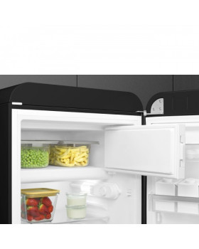 Külmik smeg, 50-ndate stiil, 97 cm, 17/105 l, 37 db, mehaaniline juhtimine, parem, must-foto6