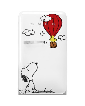 Jahekapp smeg, 50-ndate stiil, 97 cm, 135 l, 35 db, mehaaniline juhtimine, parem, valge, snoopy