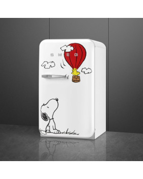 Jahekapp smeg, 50-ndate stiil, 97 cm, 135 l, 35 db, mehaaniline juhtimine, parem, valge, snoopy-foto2