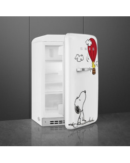 Jahekapp smeg, 50-ndate stiil, 97 cm, 135 l, 35 db, mehaaniline juhtimine, parem, valge, snoopy-foto4