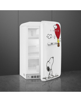 Jahekapp smeg, 50-ndate stiil, 97 cm, 135 l, 35 db, mehaaniline juhtimine, parem, valge, snoopy-foto4
