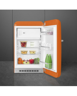 Külmik smeg, 50-ndate stiil, 97 cm, 17/105 l, 37 db, mehaaniline juhtimine, parem, oranž-foto4
