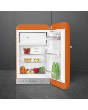 Külmik smeg, 50-ndate stiil, 97 cm, 17/105 l, 37 db, mehaaniline juhtimine, parem, oranž-foto4