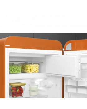 Külmik smeg, 50-ndate stiil, 97 cm, 17/105 l, 37 db, mehaaniline juhtimine, parem, oranž-foto5