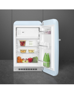 Külmik smeg, 50-ndate stiil, 97 cm, 17/105 l, 37 db, mehaaniline juhtimine, parem, pastellsinine-foto4