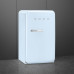 Külmik smeg, 50-ndate stiil, 97 cm, 17/105 l, 35 db, mehaaniline juhtimine, parem, pastellsinine