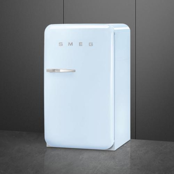 Külmik smeg, 50-ndate stiil, 97 cm, 17/105 l, 35 db, mehaaniline juhtimine, parem, pastellsinine