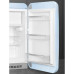 Külmik smeg, 50-ndate stiil, 97 cm, 17/105 l, 35 db, mehaaniline juhtimine, parem, pastellsinine