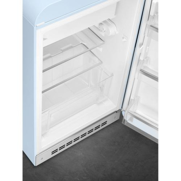 Külmik smeg, 50-ndate stiil, 97 cm, 17/105 l, 35 db, mehaaniline juhtimine, parem, pastellsinine