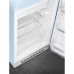 Külmik smeg, 50-ndate stiil, 97 cm, 17/105 l, 35 db, mehaaniline juhtimine, parem, pastellsinine