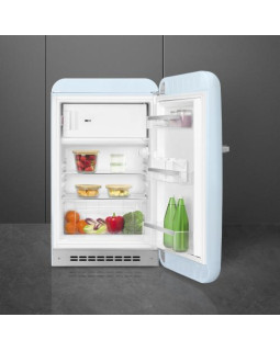 Külmik smeg, 50-ndate stiil, 97 cm, 17/105 l, 35 db, mehaaniline juhtimine, parem, pastellsinine-foto9