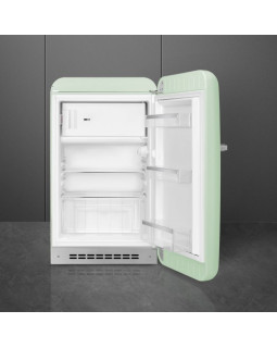 Külmik smeg, 50-ndate stiil, 97 cm, 17/105 l, 37 db, mehaaniline juhtimine, parem, pastellroheline-foto2